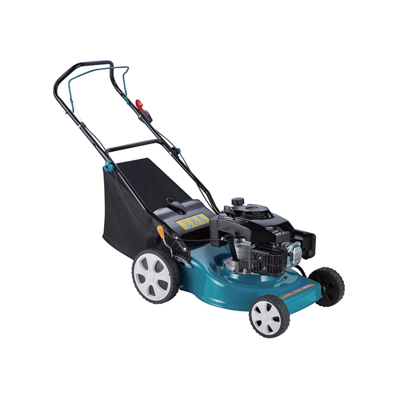 Gasoline Power Height adjustable Manual Stimulation Lawn Mover